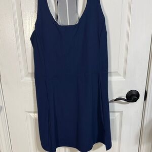 J. Crew Navy Backless Dress